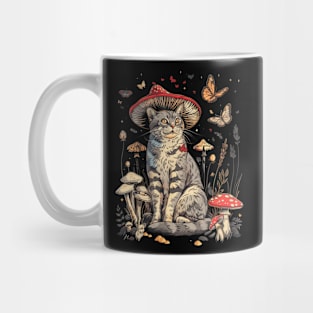 Cottagecore Aesthetic Cat Habits Mug